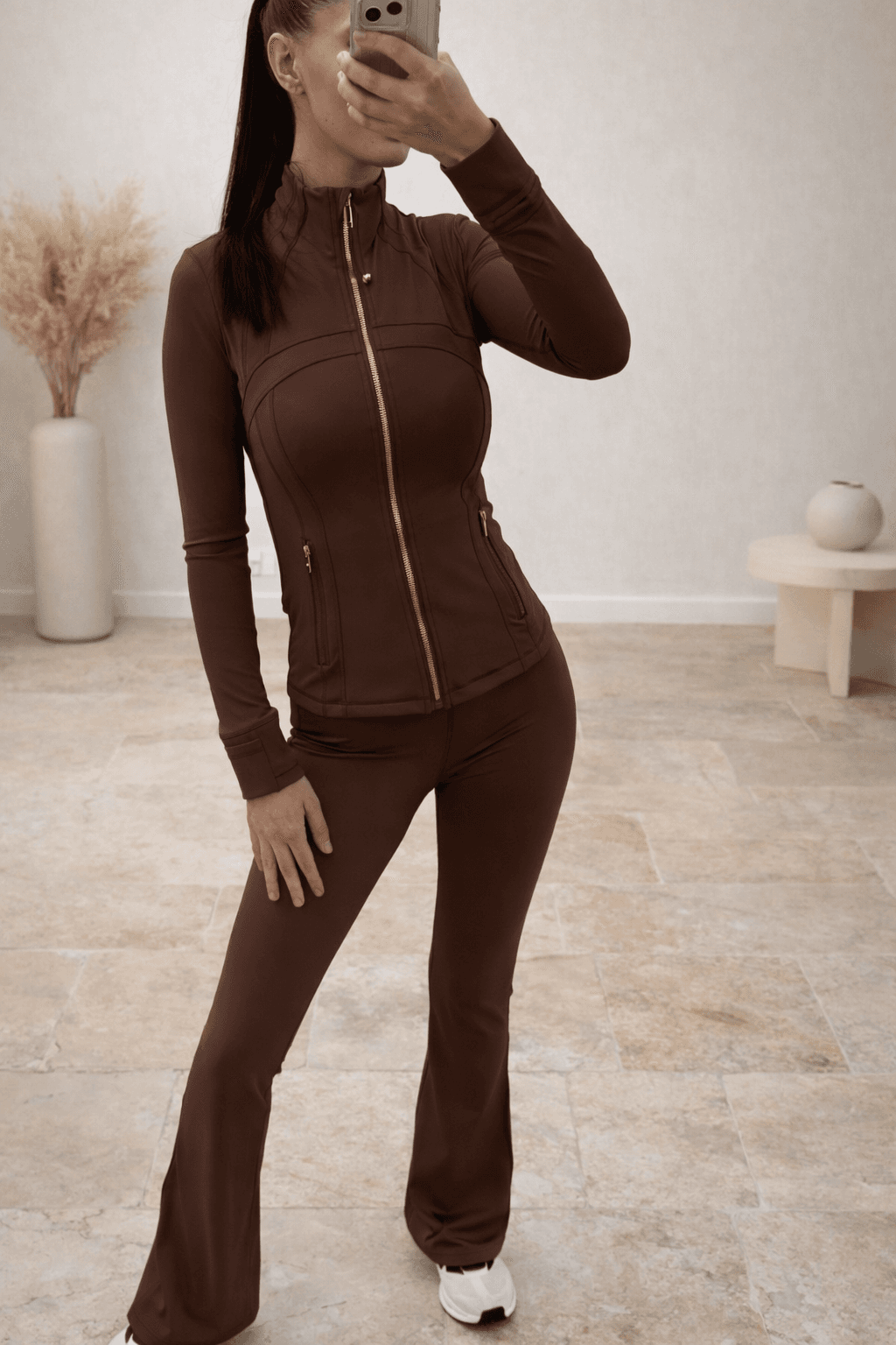 Ensemble lululemon marron 