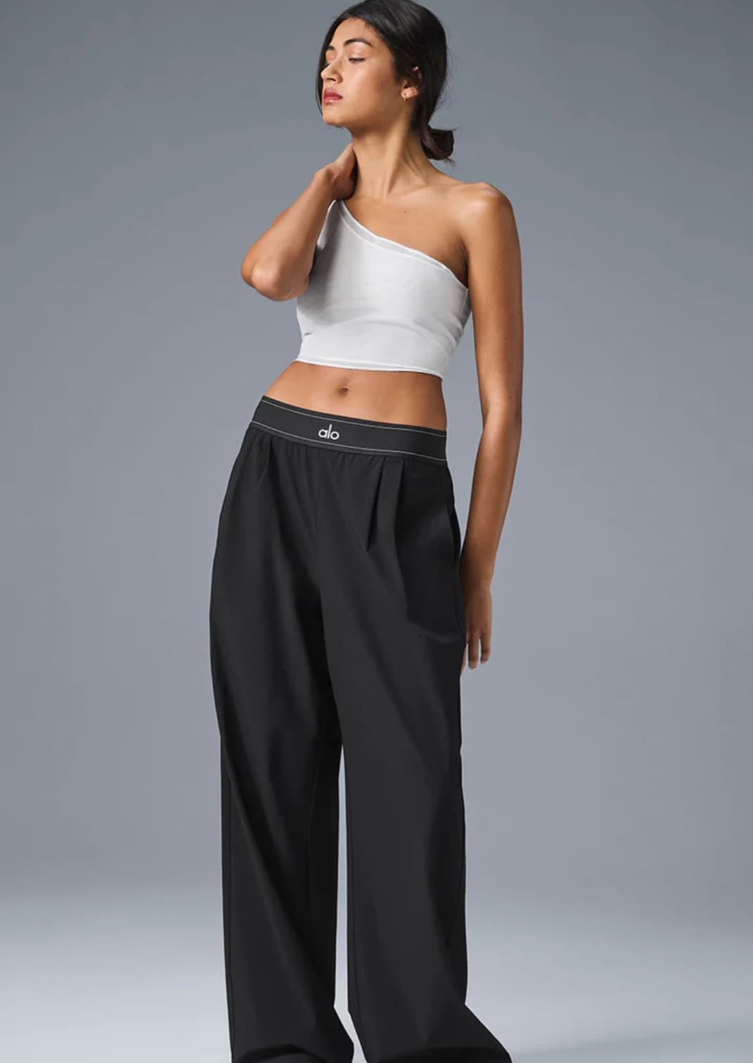 Pantalon gris et noir 